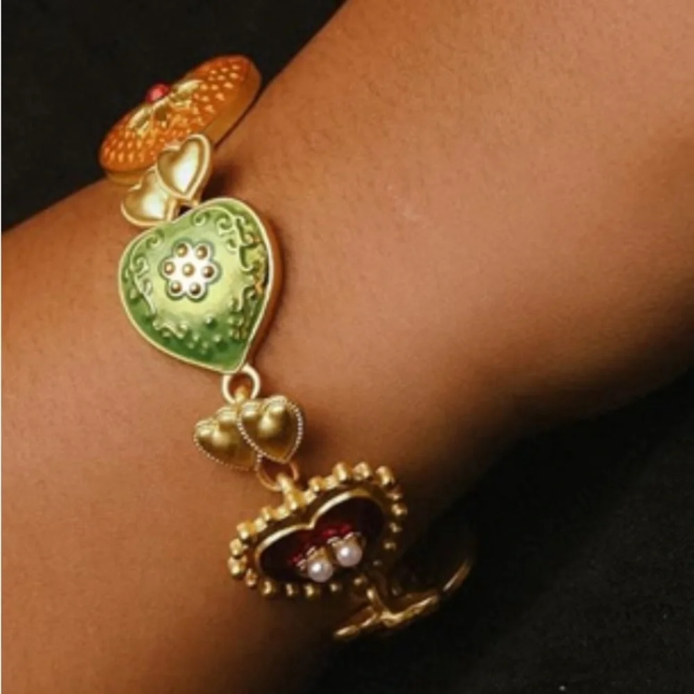 Byzantine Colorful Chunky Bracelet - Picture 2 of 2